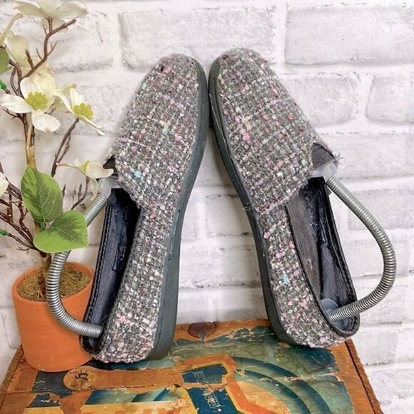 BOBS by Skechers Knit Sweater Flats Loafers Shoes - Picture 5 of 8